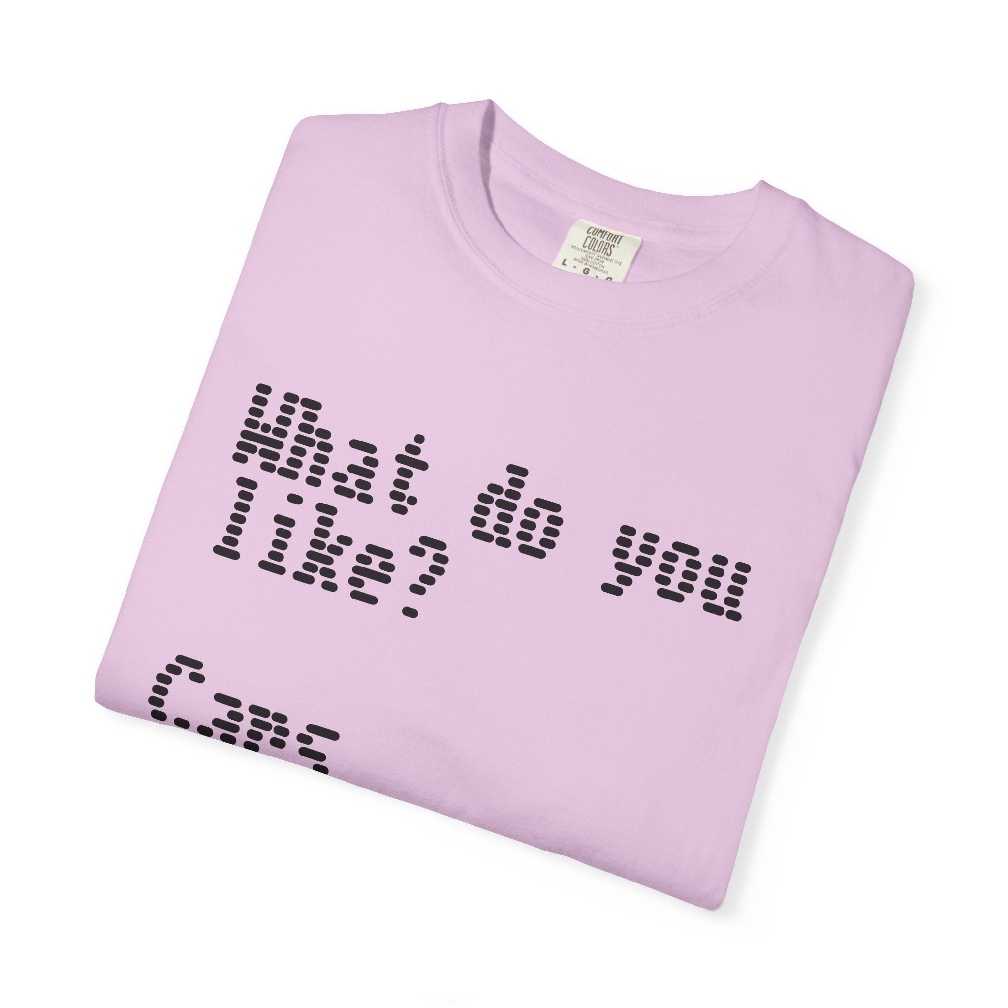 T-Shirt — "What do you like? Cars Coffee Guns Constitution" Graphic Tee