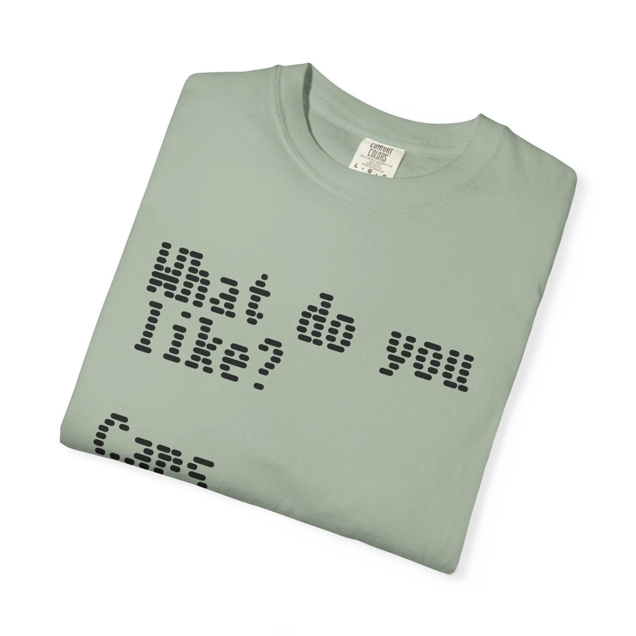 T-Shirt — "What do you like? Cars Coffee Guns Constitution" Graphic Tee