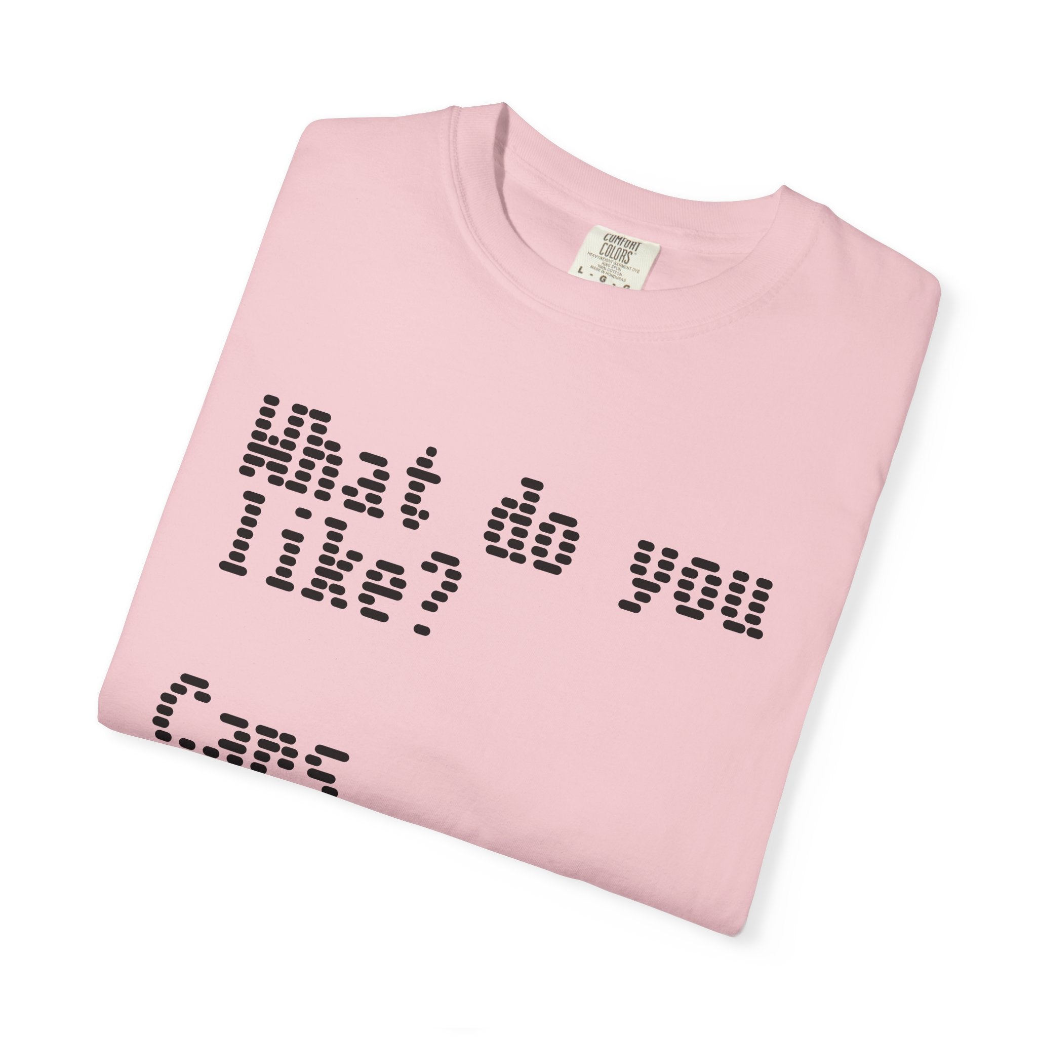 T-Shirt — "What do you like? Cars Coffee Guns Constitution" Graphic Tee